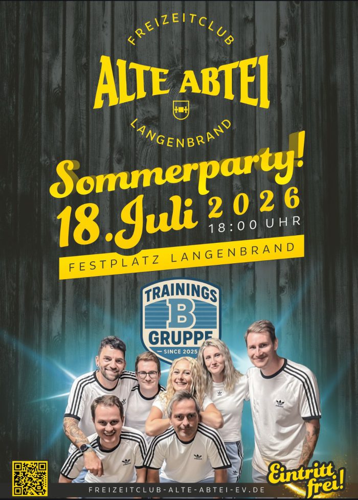 Flyer Sommerparty 2026